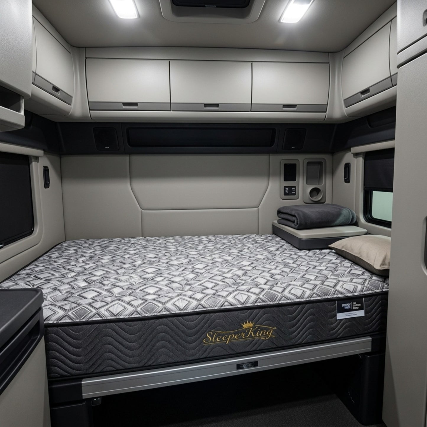 T100 Fleet Semi Truck Mattress — One-Sided Plush