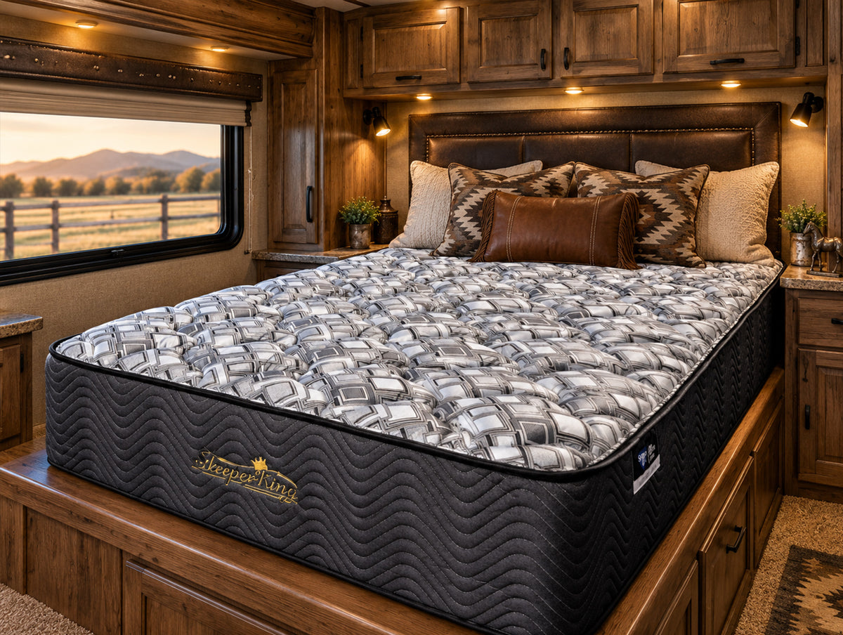Horse trailer mattress replacement in living quarters