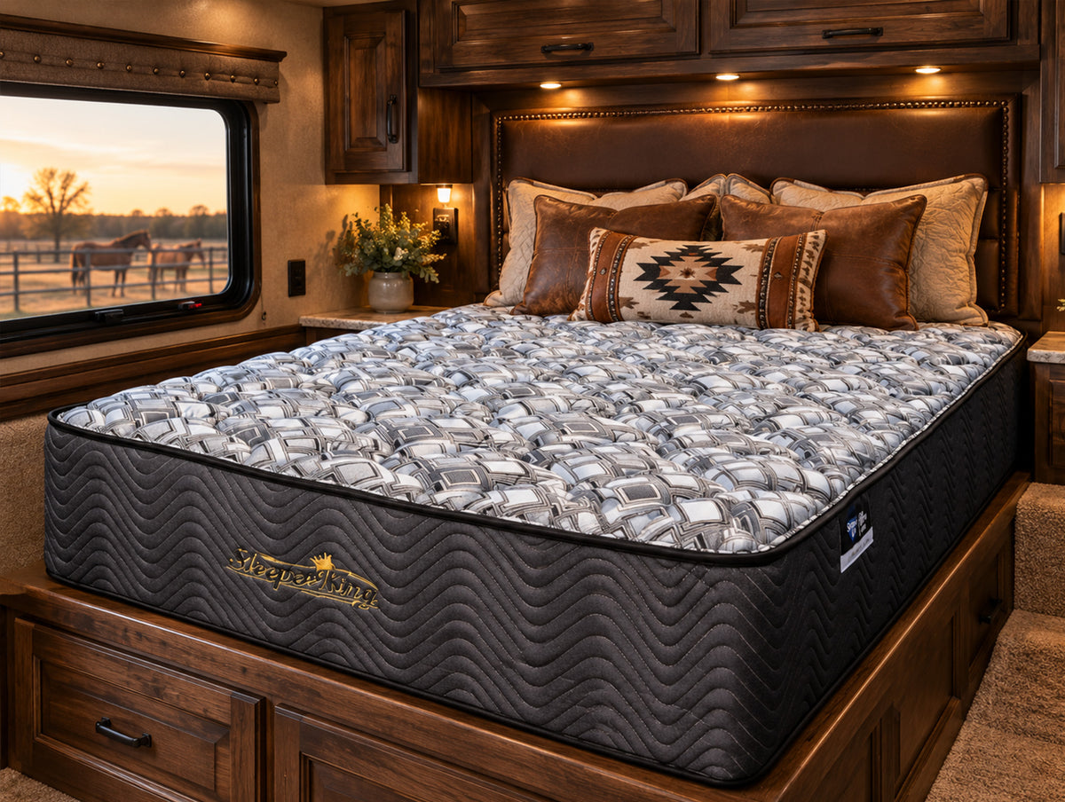 Western Classic horse trailer mattress quilted top close-up