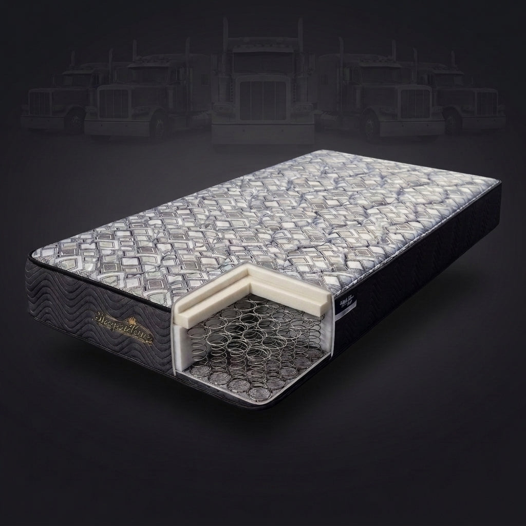 T100 Fleet Semi Truck Mattress — One-Sided Plush