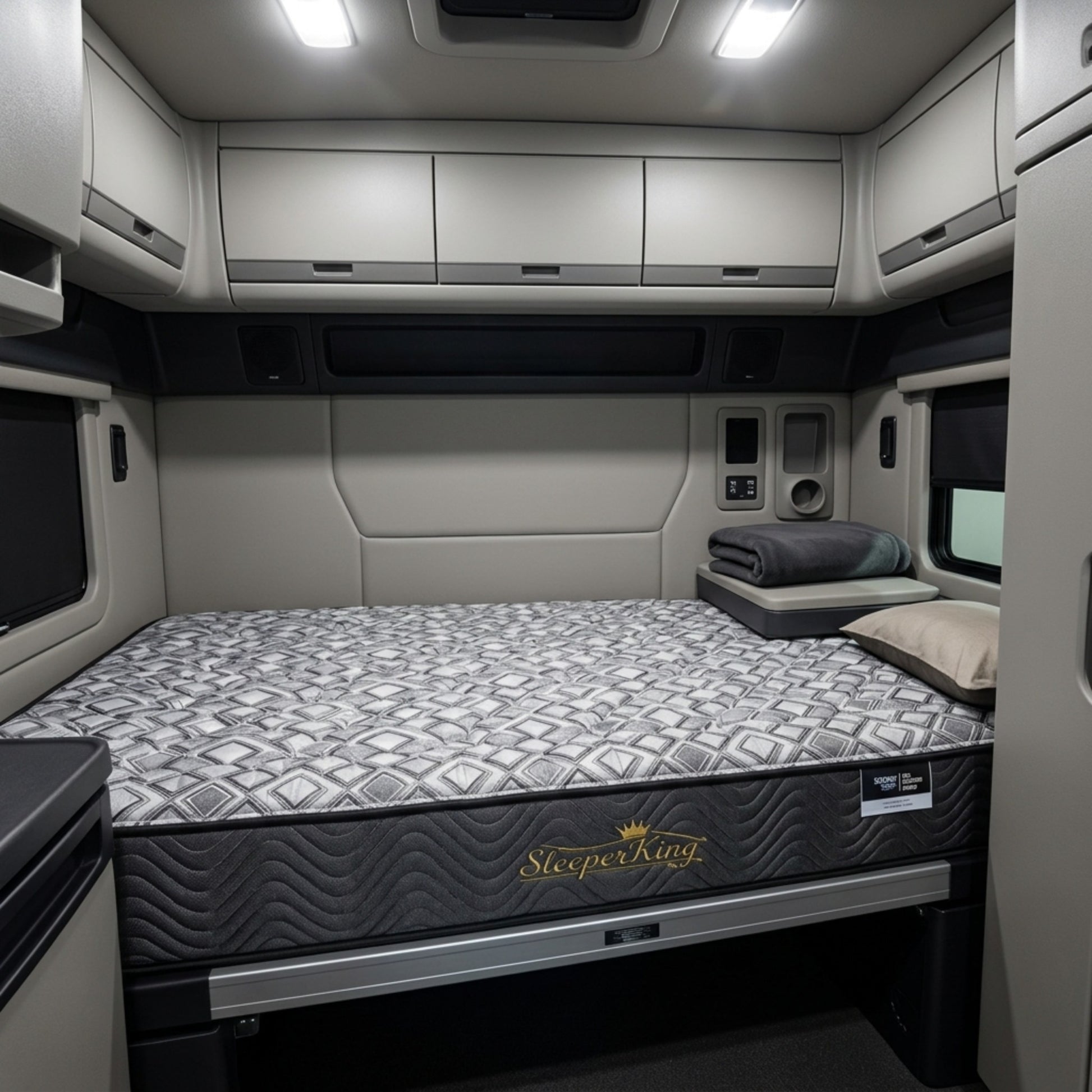 T100 Fleet Semi Truck Mattress — One-Sided Plush