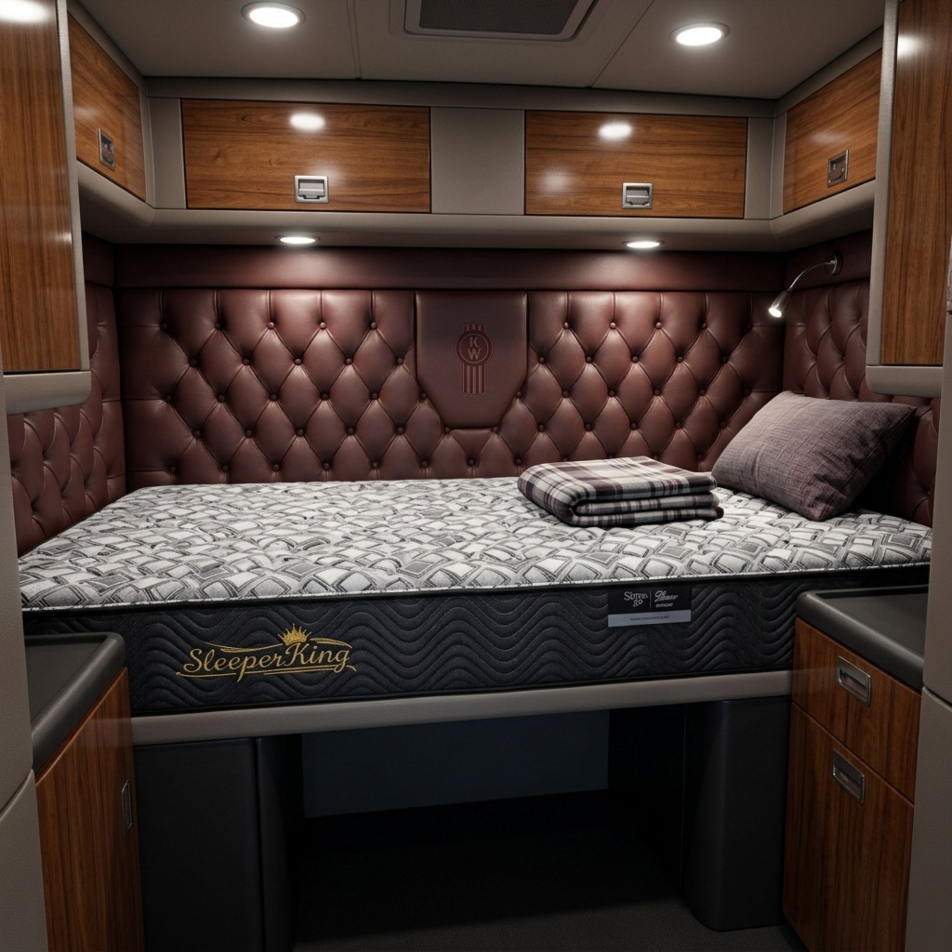 T200 Fleet Semi Truck Mattress — Two-Sided Flippable