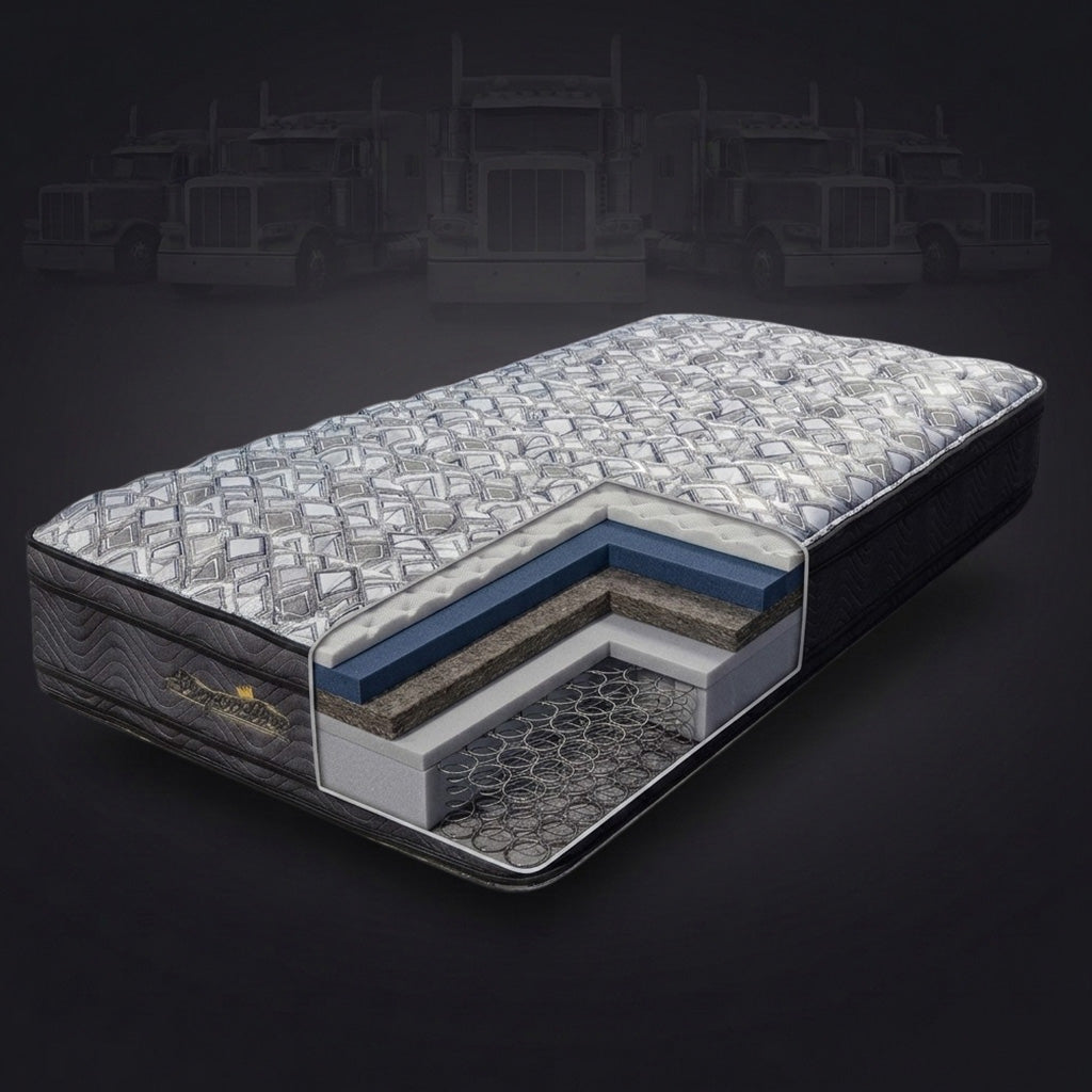T300 Fleet Semi Truck Mattress — Euro-Top